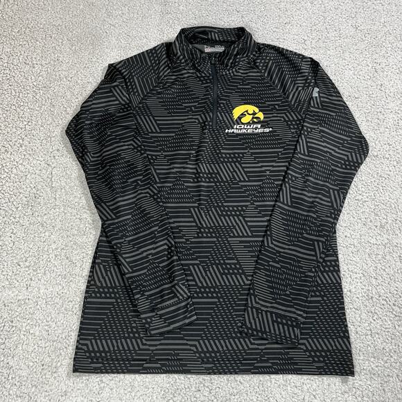 Under Armour Other - Iowa Hawkeyes 1/4 Zip Pullover Mens Small Gray Under Armour Jacket Lightweight